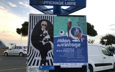 Affichage SALON VINTAGE ENCAN (La Rochelle)